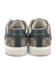 Gucci GG Supreme Leather Trim Embellishment Sneakers
