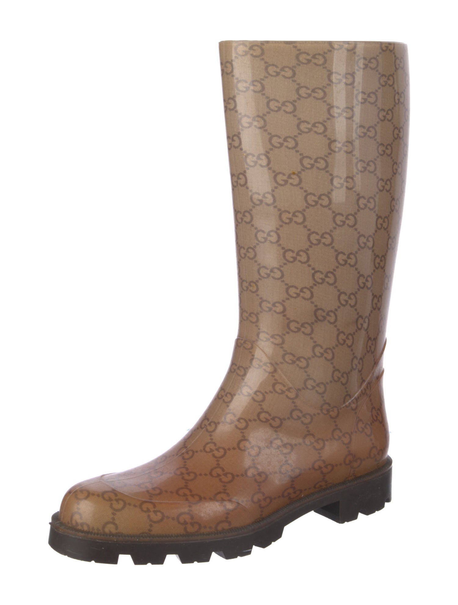 Gucci PVC Printed Boots