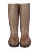 Gucci PVC Printed Boots
