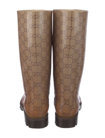 Gucci PVC Printed Boots