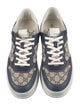 Gucci GG Supreme Leather Trim Embellishment Sneakers