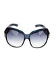 Gucci Hasler Horsebit Accent Oversize Sunglasses