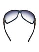 Gucci Hasler Horsebit Accent Oversize Sunglasses