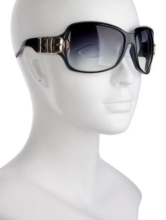 Gucci Hasler Horsebit Accent Oversize Sunglasses