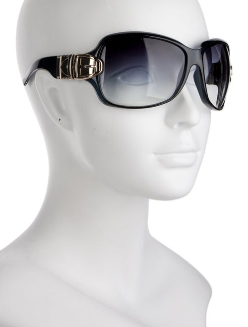 Gucci Hasler Horsebit Accent Oversize Sunglasses
