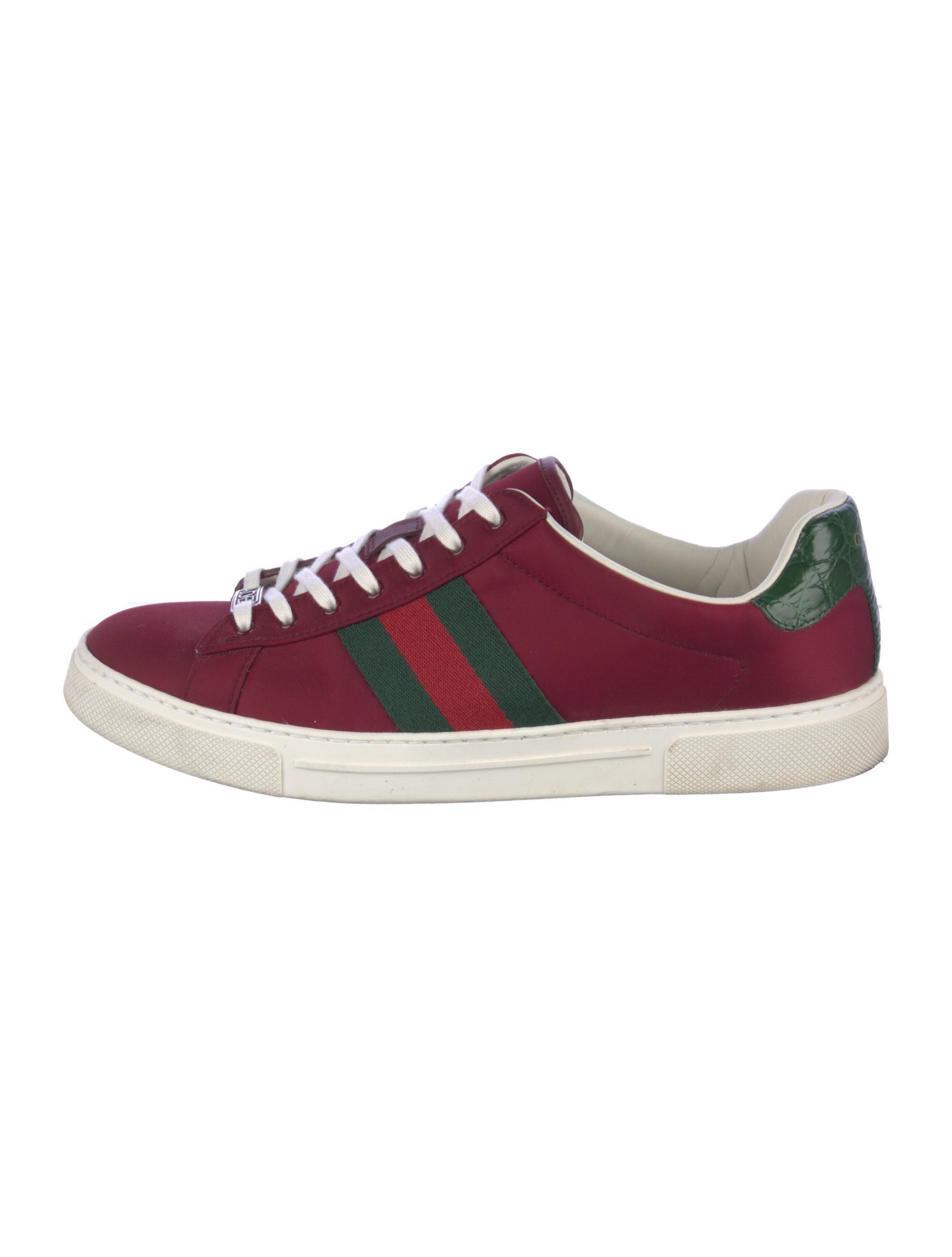 Gucci Web Accent Nylon Sneakers