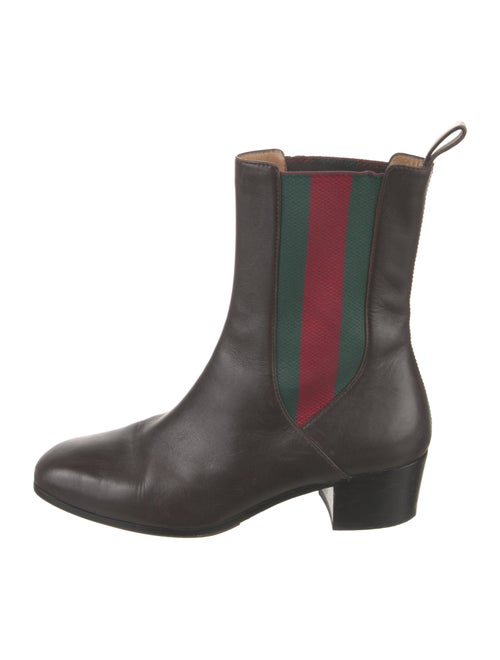 Gucci Leather Chelsea Boots