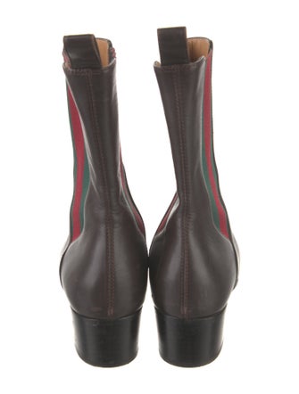 Gucci Leather Chelsea Boots