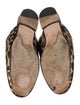 Gucci Horsebit Accent Animal Print Mules