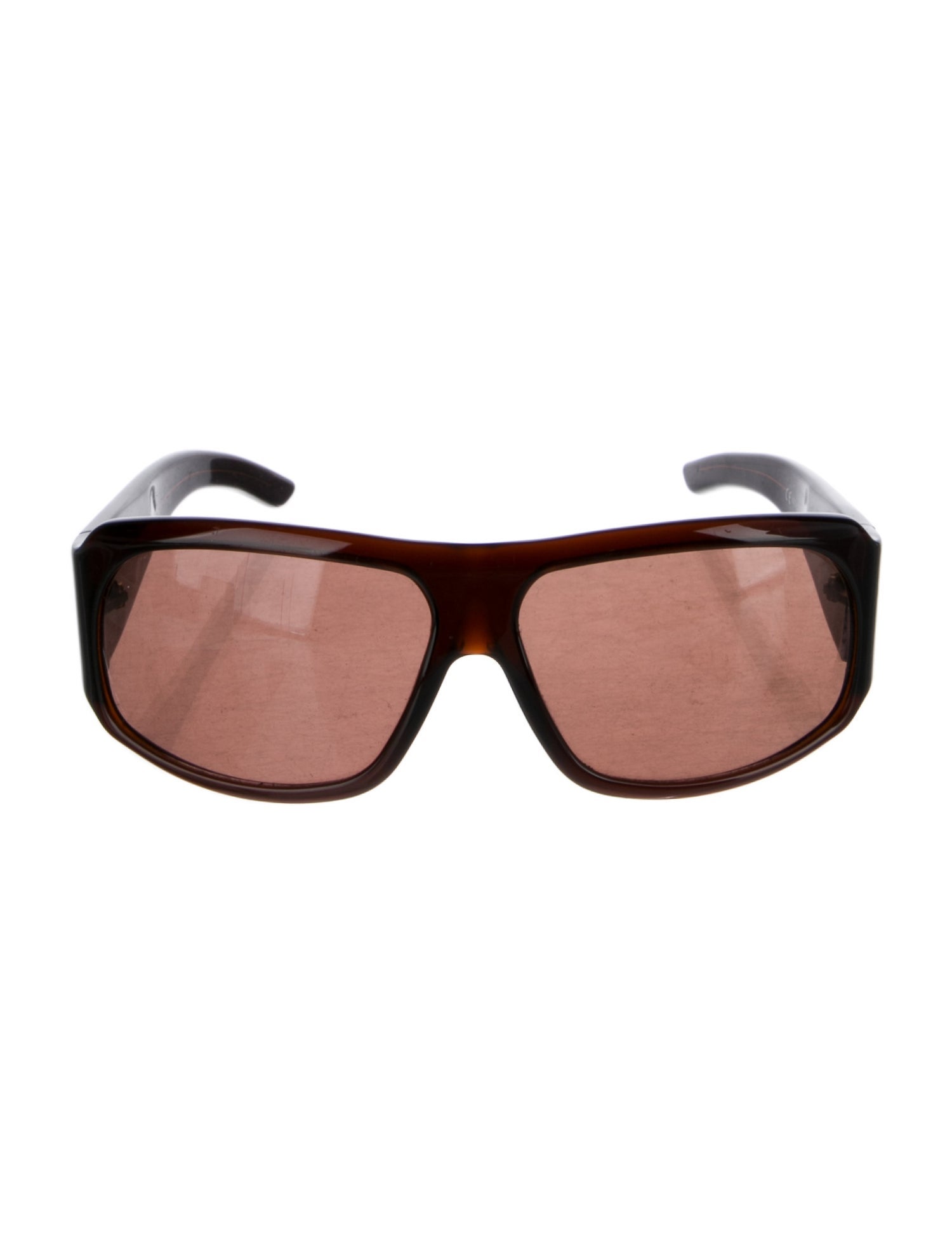 Gucci Interlocking G Logo Shield Sunglasses