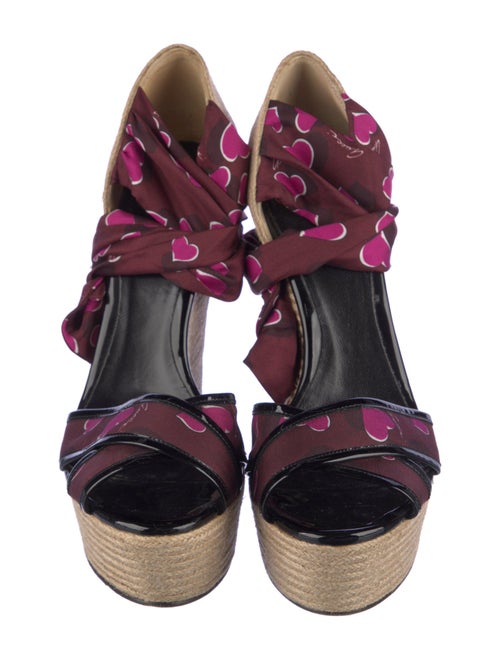 Gucci Satin Printed Espadrilles