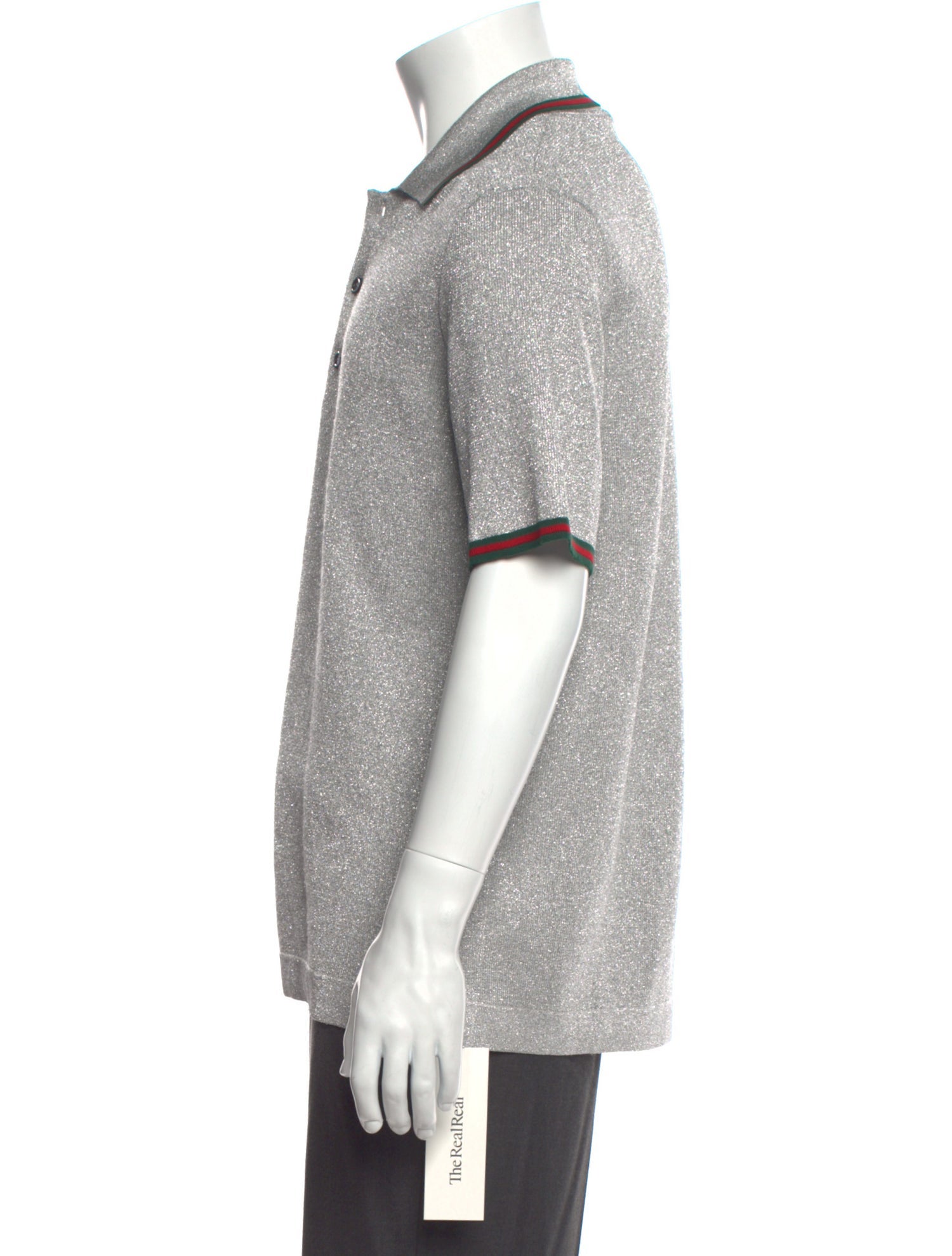 Gucci 2025 Web Accent Polo Shirt w/ Tags