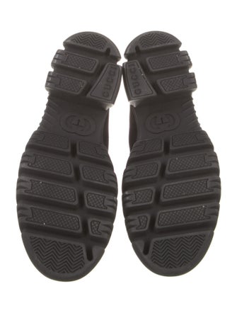 Gucci Horsebit Accent Leather Combat Boots