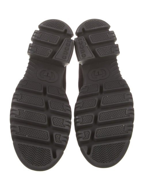 Gucci Horsebit Accent Leather Combat Boots