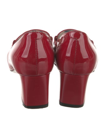 Gucci Double G Logo Patent Leather Pumps