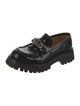 Gucci Interlocking G Logo Patent Leather Loafers