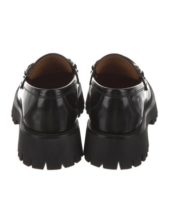 Gucci Interlocking G Logo Patent Leather Loafers