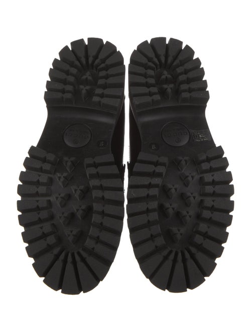 Gucci Interlocking G Logo Patent Leather Loafers