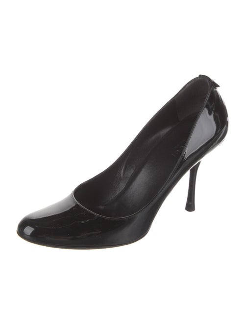 Gucci Interlocking G Logo Patent Leather Pumps