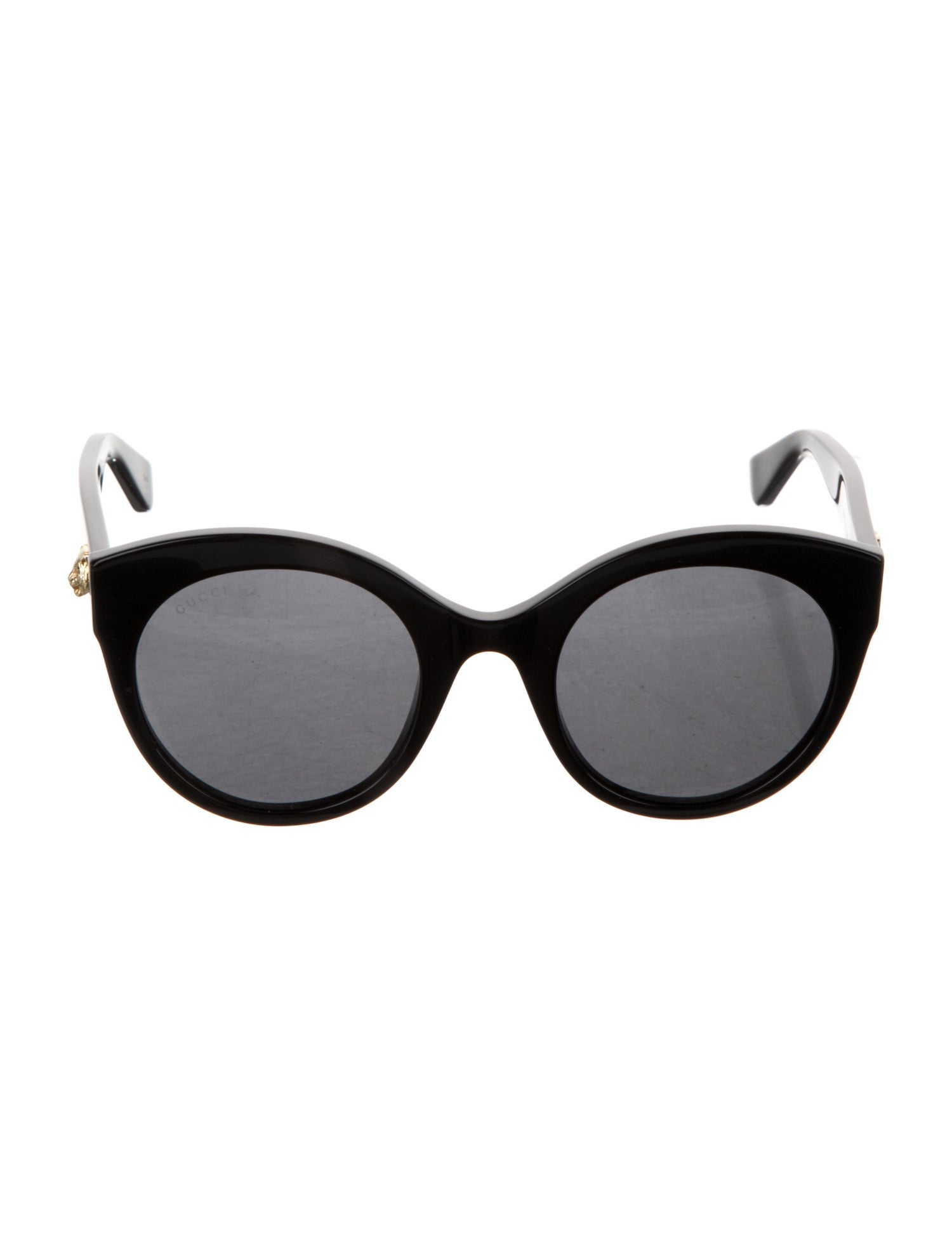 Gucci Interlocking G Logo Round Sunglasses