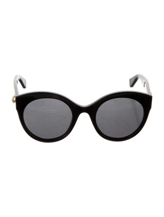 Gucci Interlocking G Logo Round Sunglasses