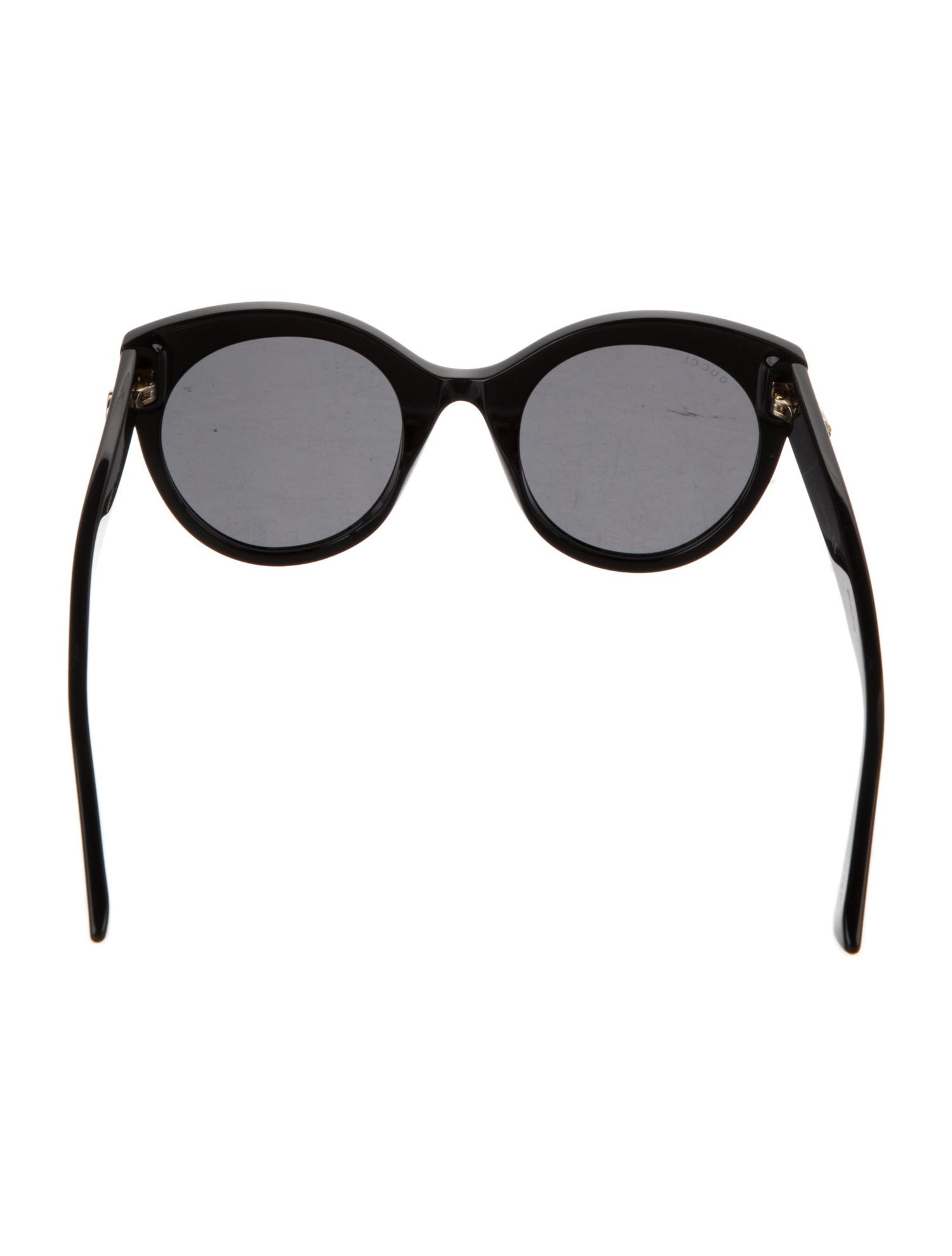 Gucci Interlocking G Logo Round Sunglasses