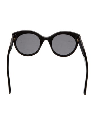 Gucci Interlocking G Logo Round Sunglasses