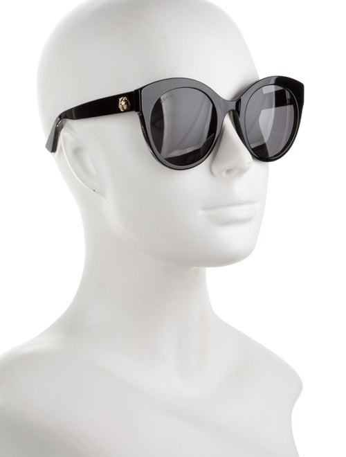 Gucci Interlocking G Logo Round Sunglasses