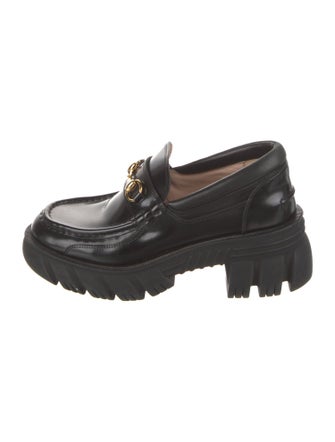 Gucci Horsebit Accent Leather Pumps