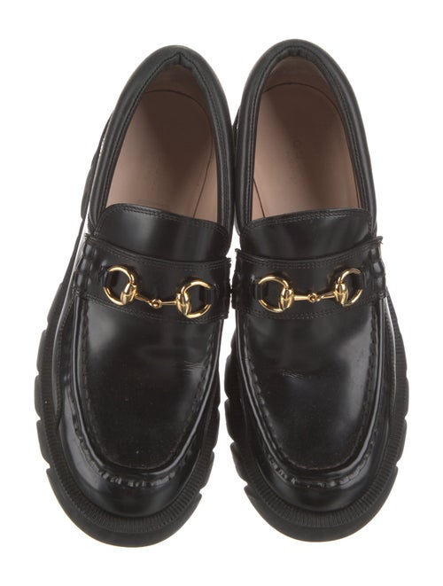 Gucci Horsebit Accent Leather Pumps