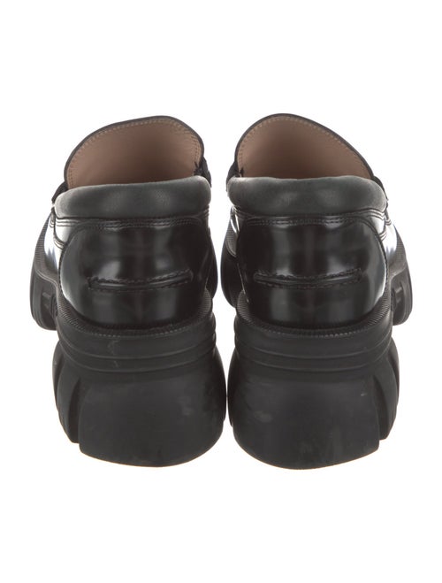 Gucci Horsebit Accent Leather Pumps