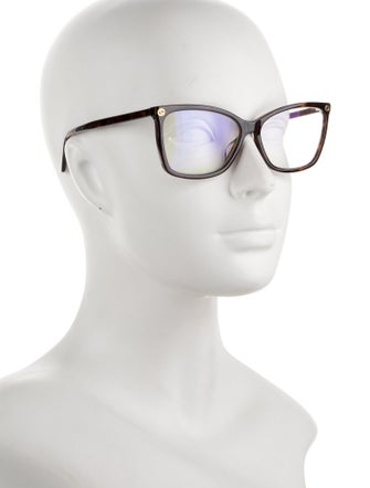 Gucci Bee Accent Square Eyeglasses