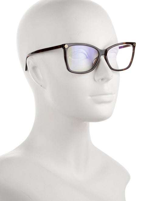 Gucci Bee Accent Square Eyeglasses