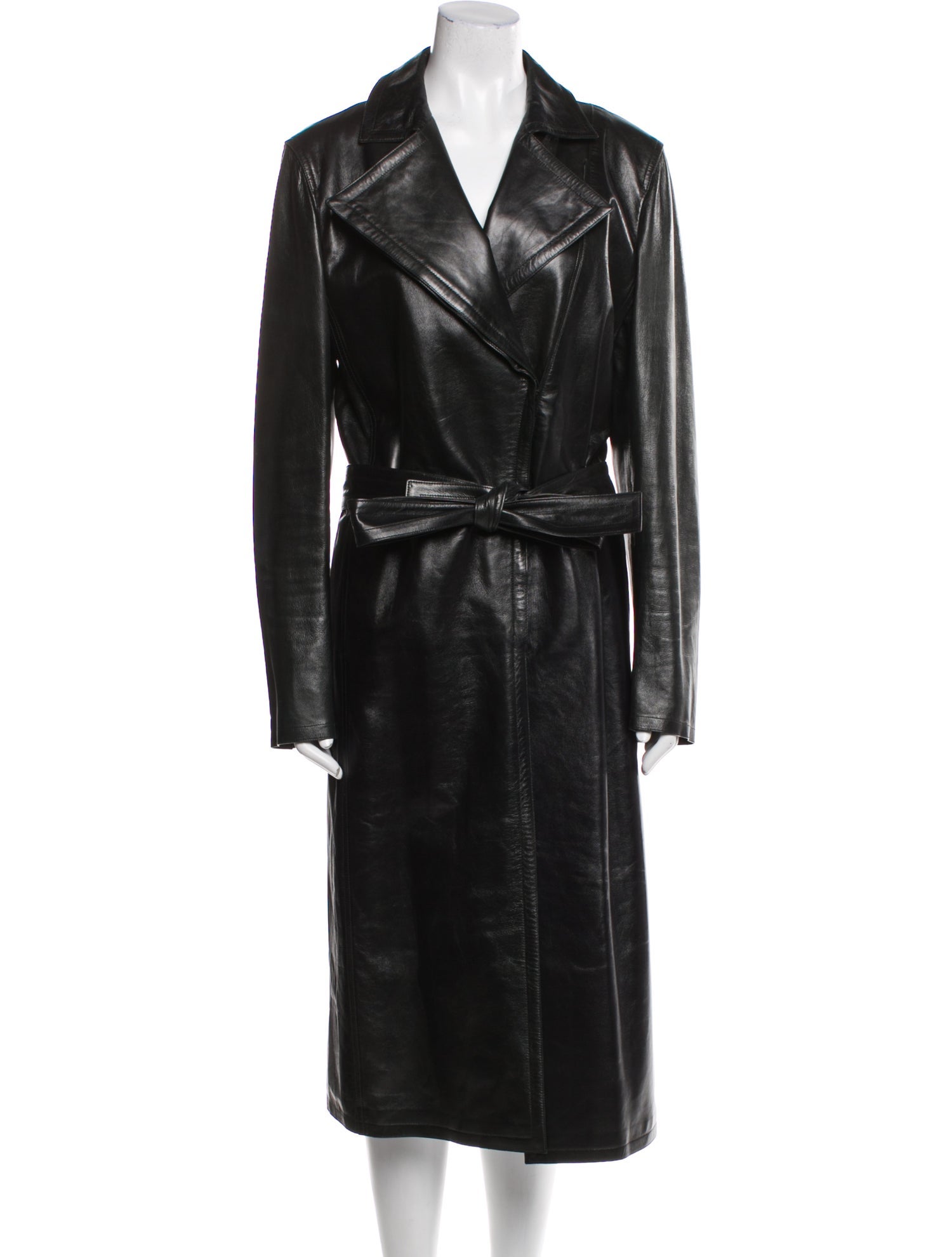 Gucci Leather Trench Coat