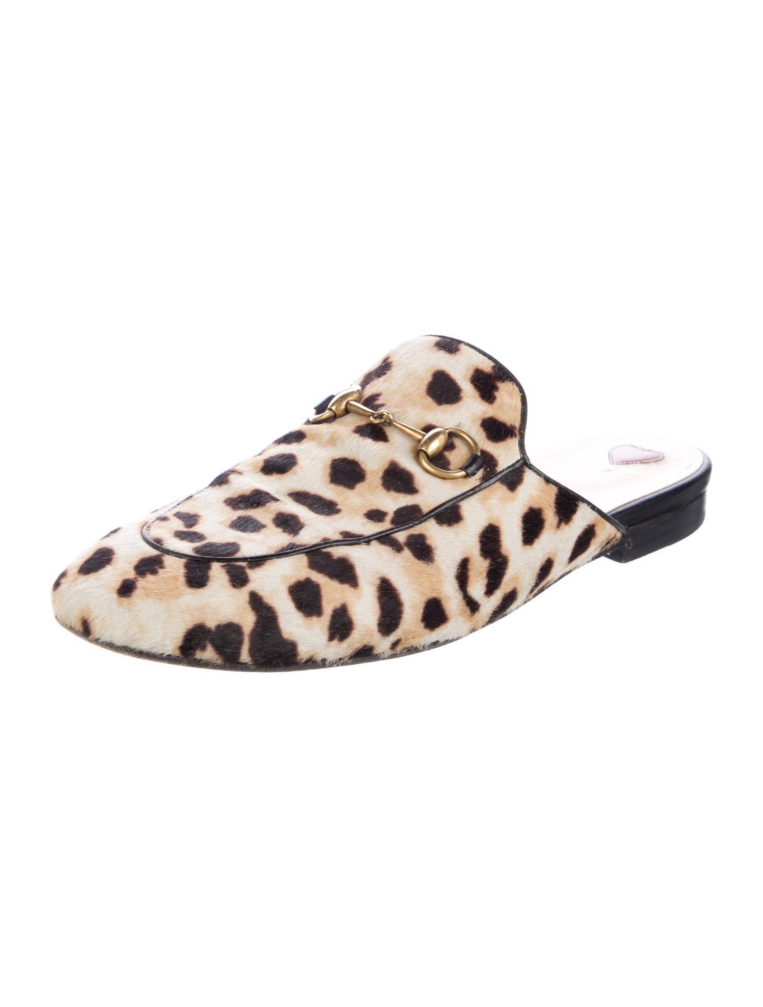 Gucci Horsebit Accent Ponyhair Mules