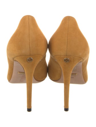Gucci Interlocking G Logo Suede Pumps