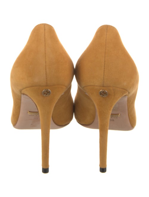 Gucci Interlocking G Logo Suede Pumps