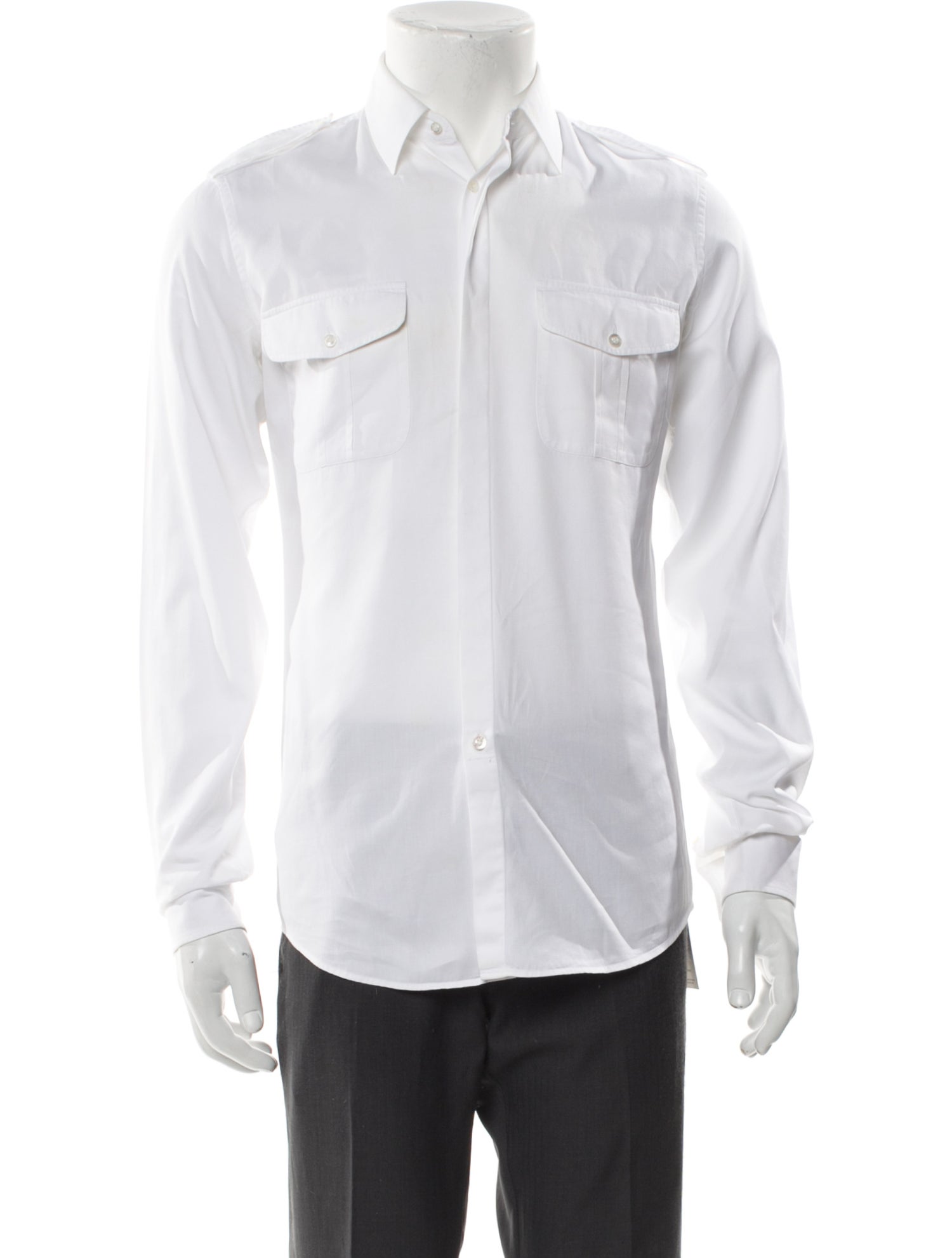 Gucci 2014 Horsebit Accent Western Shirt