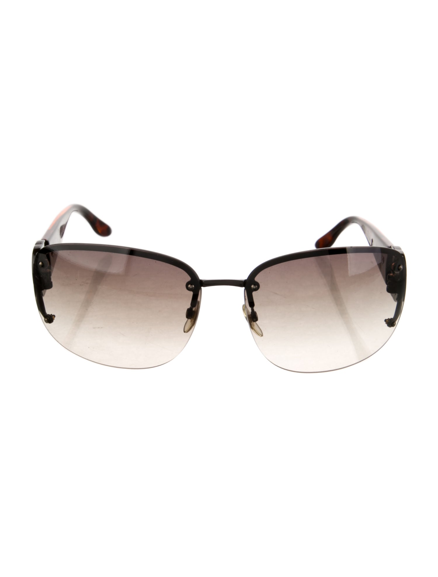 Gucci Interlocking G Logo Shield Sunglasses