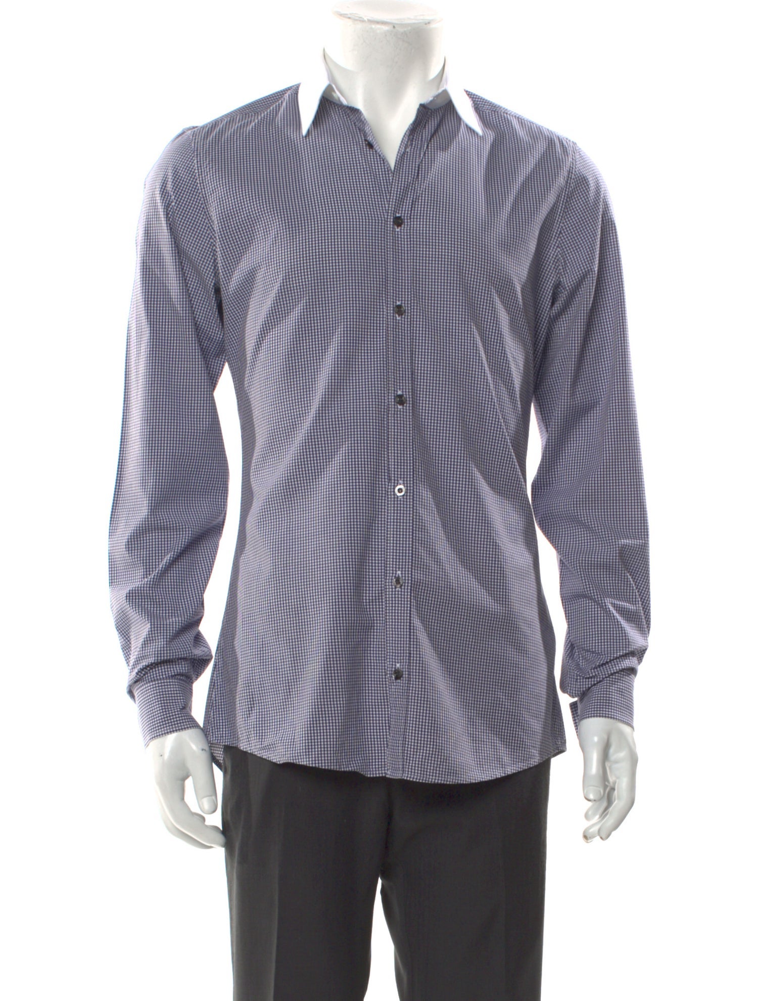 Gucci 2013 Plaid Print Shirt