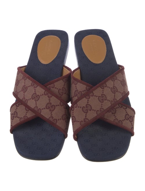 Gucci GG Canvas Canvas Slides