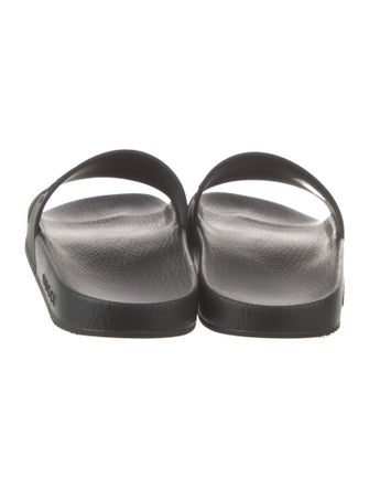Gucci Interlocking G Logo Rubber Slides