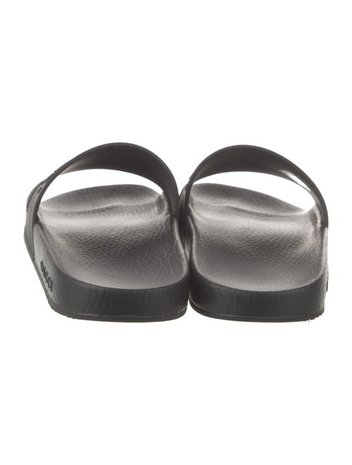 Gucci Interlocking G Logo Rubber Slides