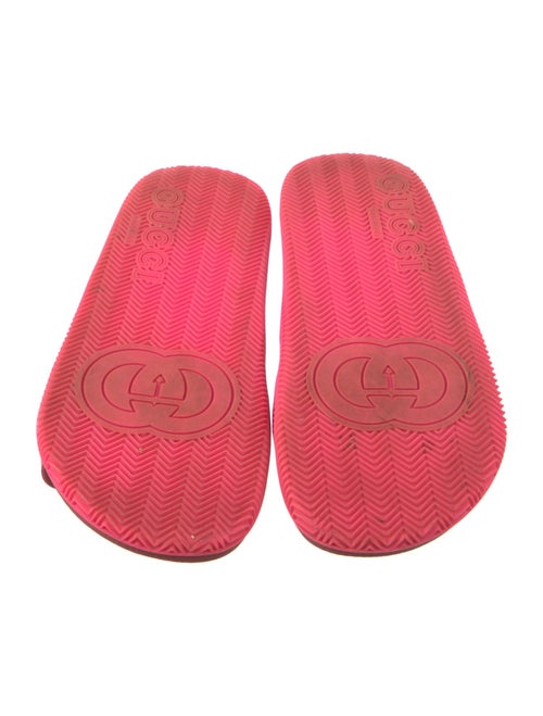 Gucci Rubber Colorblock Pattern Slides
