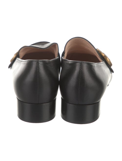 Gucci Double G Logo Leather Loafers