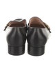 Gucci Double G Logo Leather Loafers