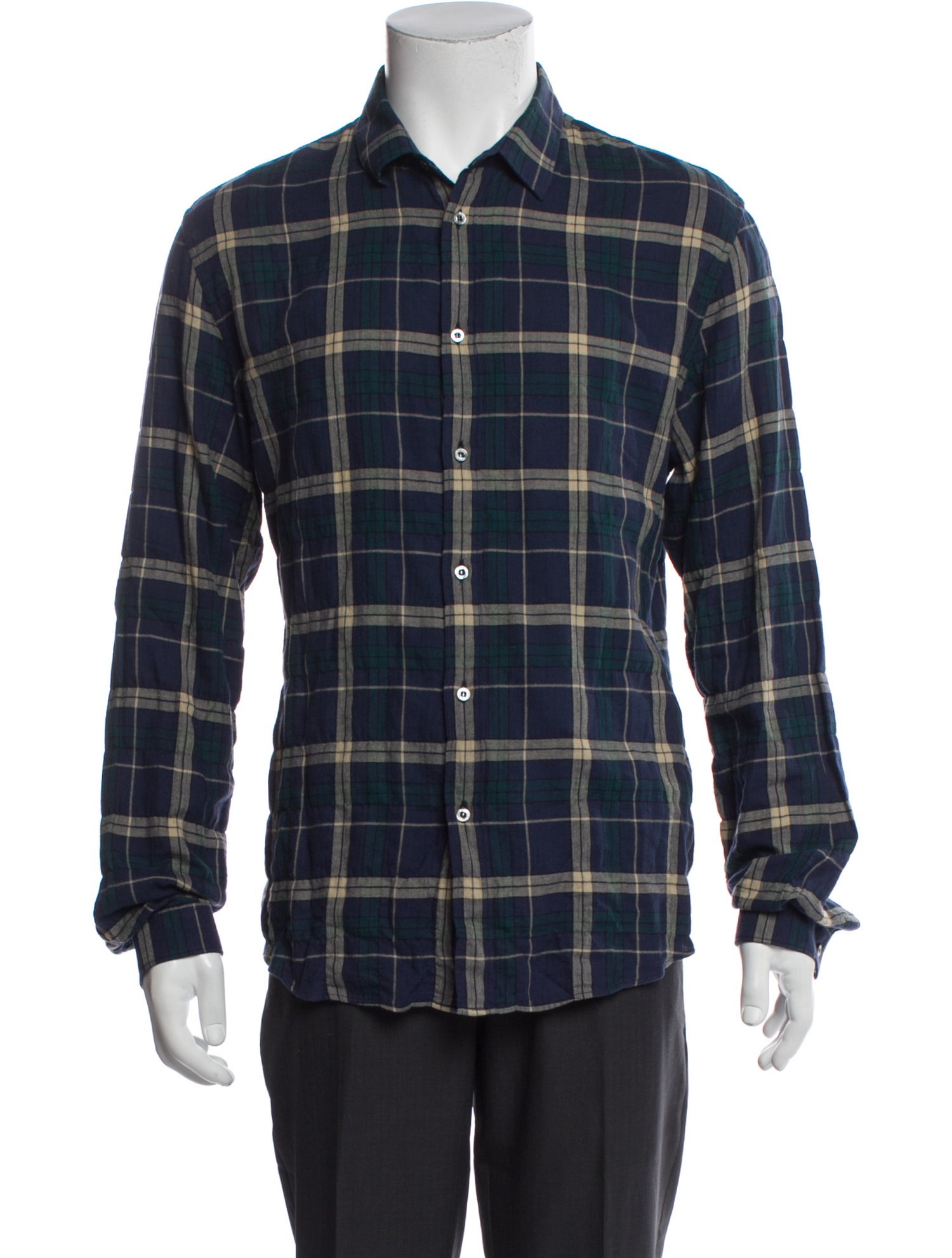 Gucci 2016 Plaid Print Shirt