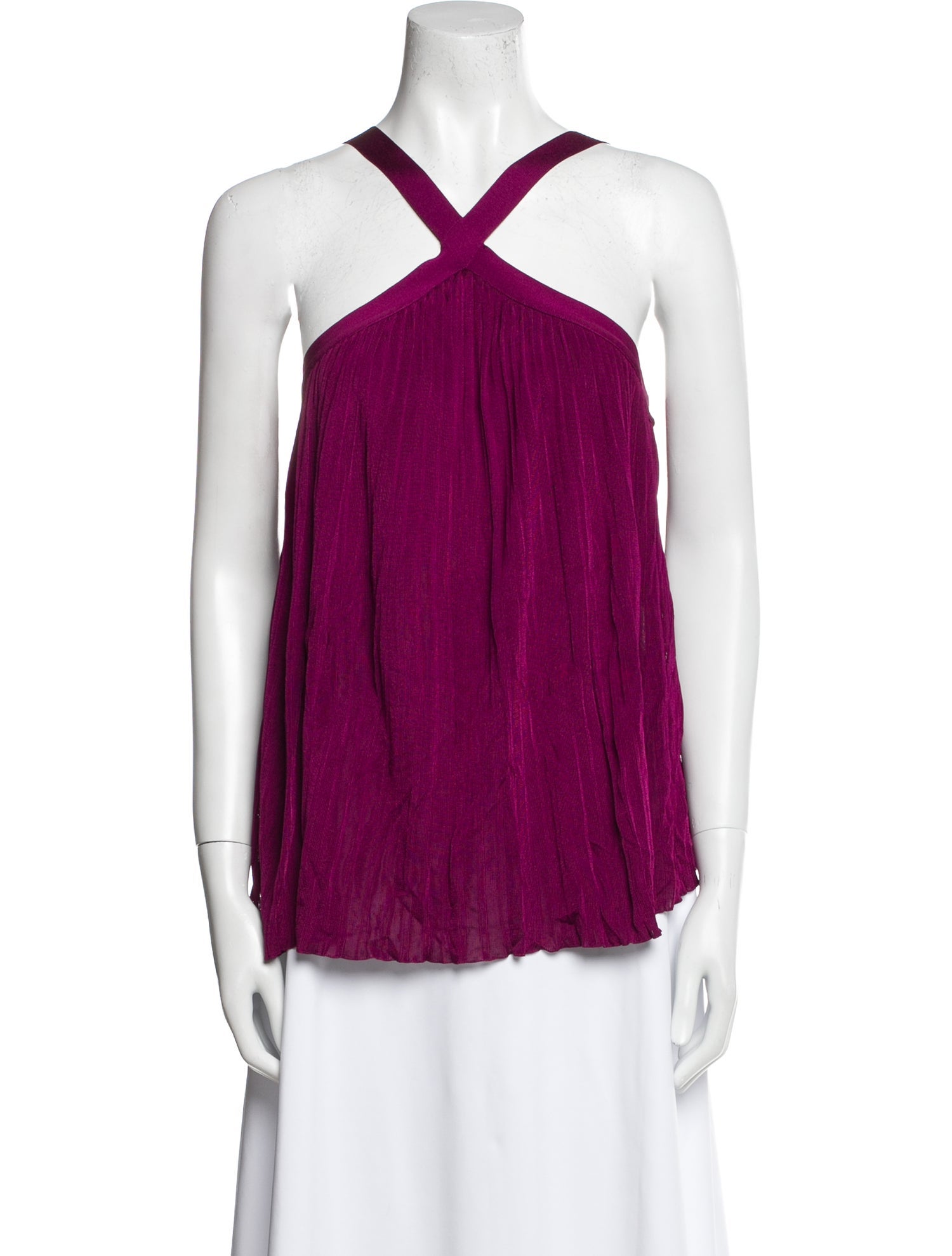 Gucci Silk Halterneck Blouse