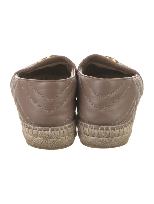 Gucci Double G Logo Leather Espadrilles