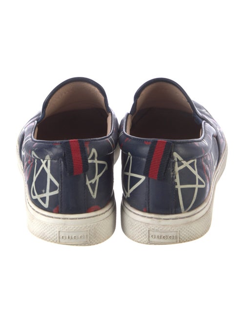 Gucci GG Graffiti Leather Sneakers
